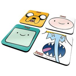 Набір офіційних підстаканників Adventure Time — Фінн, Джейк, БіМО і Сніговий Король