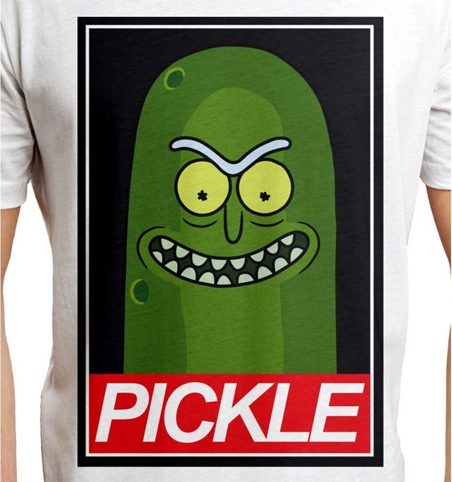 Офіційна футболка Rick and Morty: Огірочок Рік