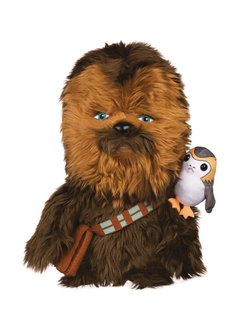 Плюшевая игрушка Star Wars: Chewbacca With Mini Porg