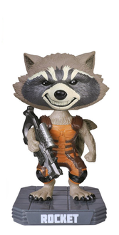 Фигурка Funko Wacky Wobbler: Guardians Of The Galaxy: Rocket Raccoon Flocked