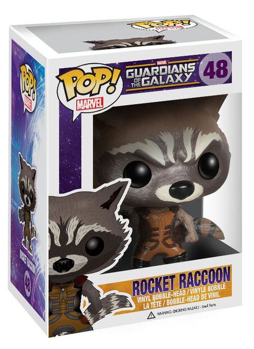 Фигурка Funko POP! Bobble: Guardians Of The Galaxy: Rocket Raccoon