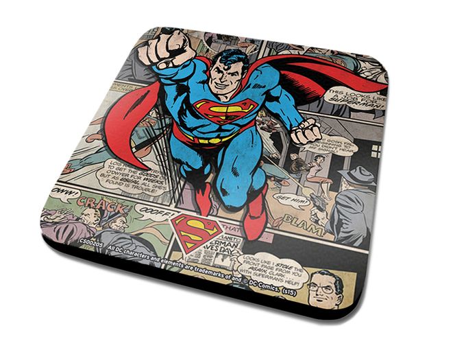 Офіційний підсклянник DC — Супермен (ретро)
