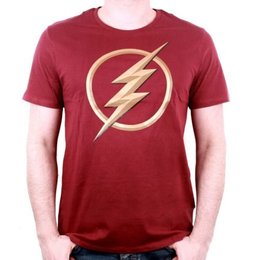 Офіційна футболка DC: Флеш — золотий логотип