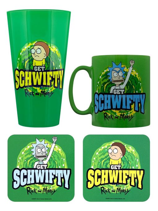 Официальный подарочный комплект Rick and Morty: Get Schwifty